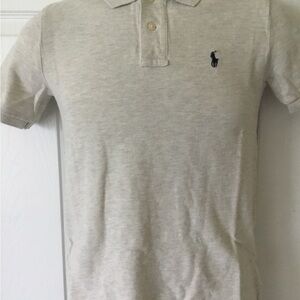 Polo by Ralph Lauren Boys Light Gray Polo Shirt